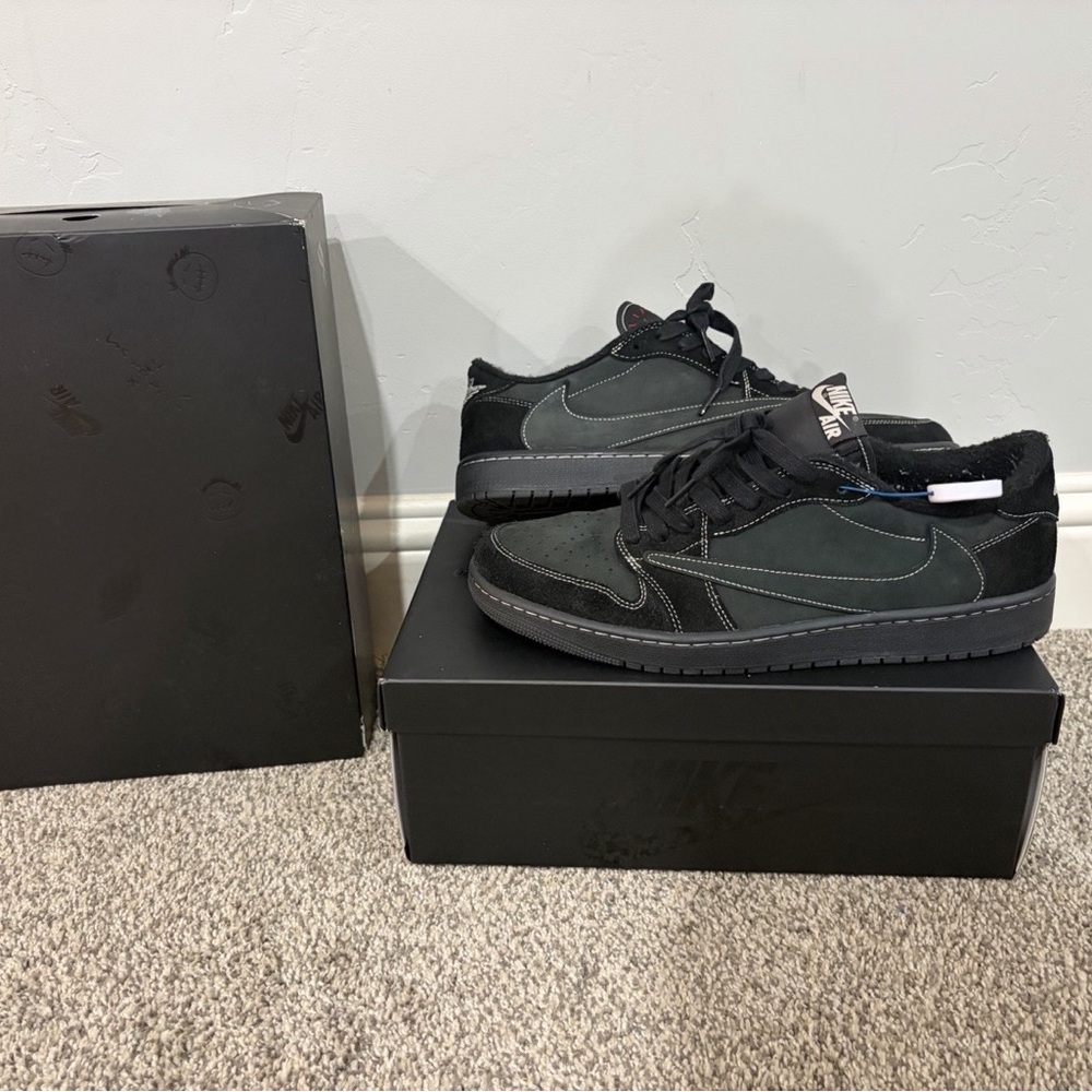 Jordan 1 Retro Low OG SP x Travis Scott Black Phantom - Picture 6 of 7